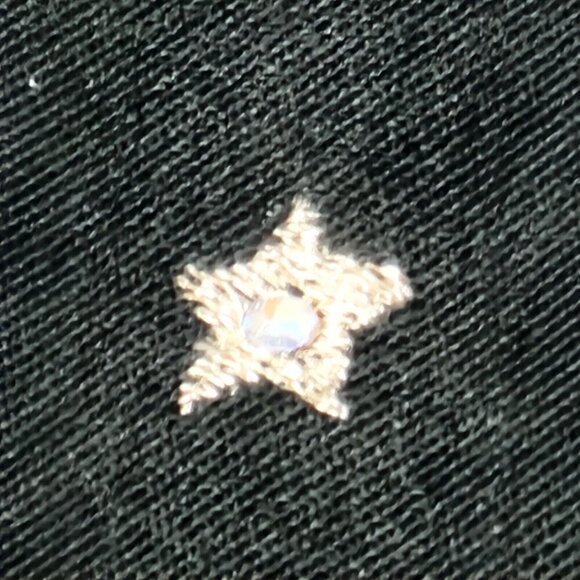 Bill Blass Vintage Black Embroidered Christmas Angel Shirt, Women's Large - Picture 6 of 15